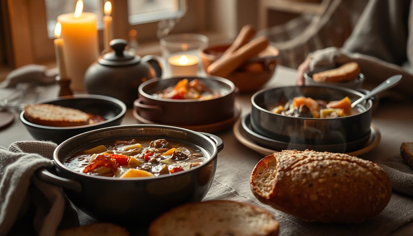 Measured baking ingredients prepared on a counter