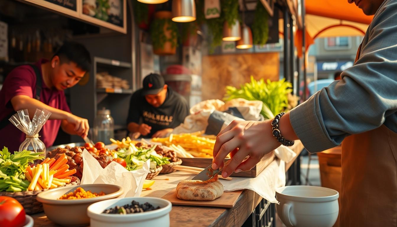 Fresh ingredients for healthy home cooking